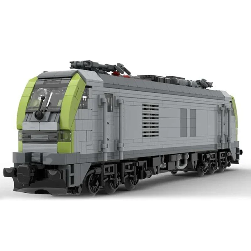 MOC اللبنات BR 159 - Eurodual Captrain نسخة قطار نموذج لتقوم بها بنفسك تجميعها الطوب هدايا عيد الميلاد لعب للأطفال مجموعات