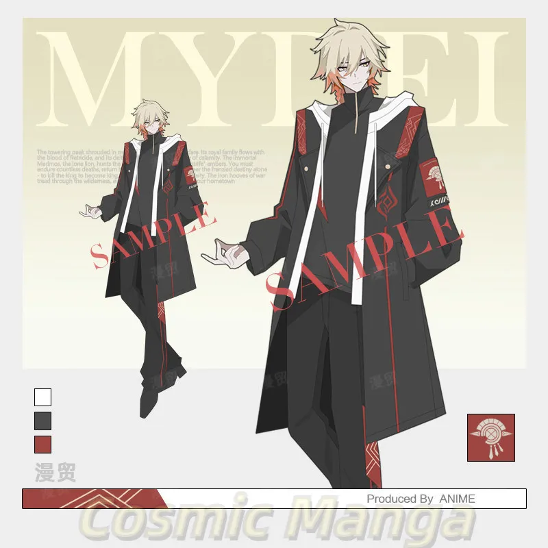 

Honkai: Star Rail Mydeimos Anime Clothing Costume Windcoat Jacket Hoodie Pants Regular Clothing Party Fans Gift Cosplay Fashion