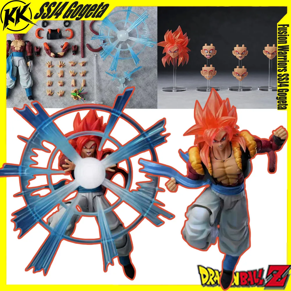 

New Original Tonsen/KAMIONE Studio Dragon Ball Fusion Warriors SSJ4 Gogeta Figure Action Figurine 1/12 Movable Model Toys Gifts