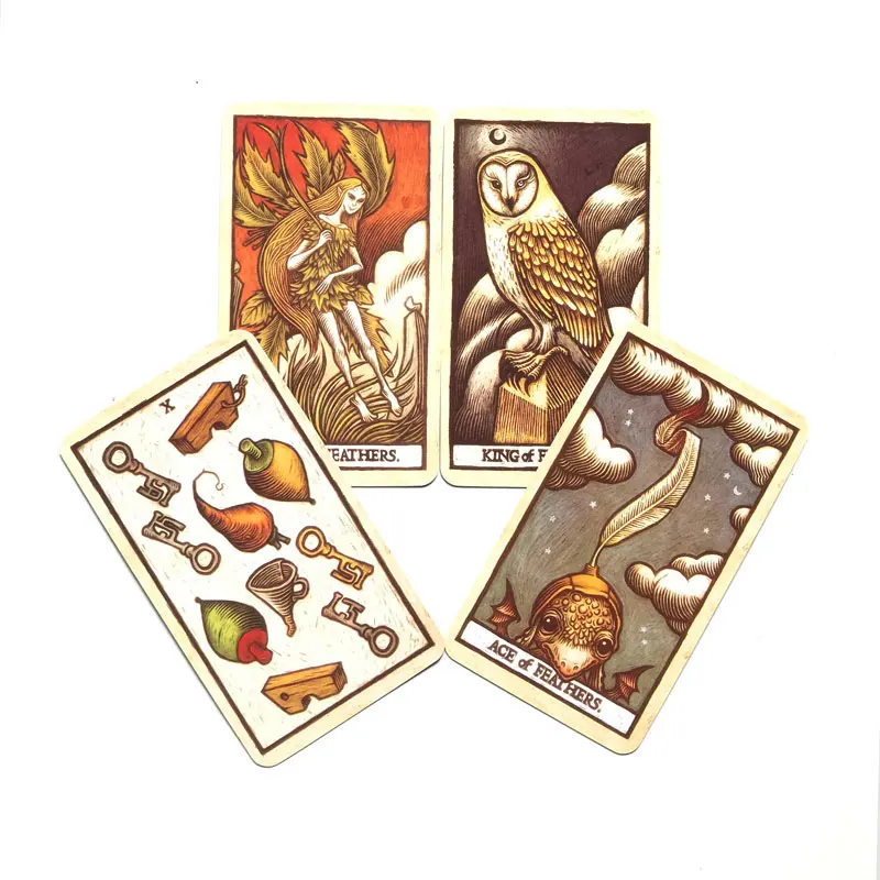 Gorąca sprzedaż Labirynt Tarot Wyrocznia Tarot Karta Los Wróżenie Proroctwo Karta Impreza rodzinna Gra Tarot 78 Talia kart PDF Przewodnik