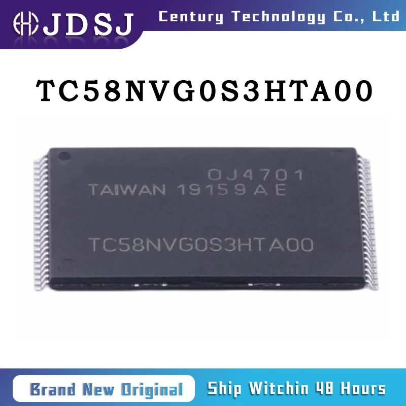 1PCS/10PCS/50PCS/100PCS TC58NVG0S3HTA00 IC FLASH 1GBIT PARALLEL 48TSOP I 100% New Original IC Chip