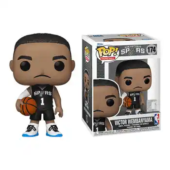 NBA Victor Wembanyama Funko Pop 聖安東尼奧 #174 乙烯基人偶限量版可動模型玩具可愛桌面擺件 10 最佳銷售 NBA人物 - №8