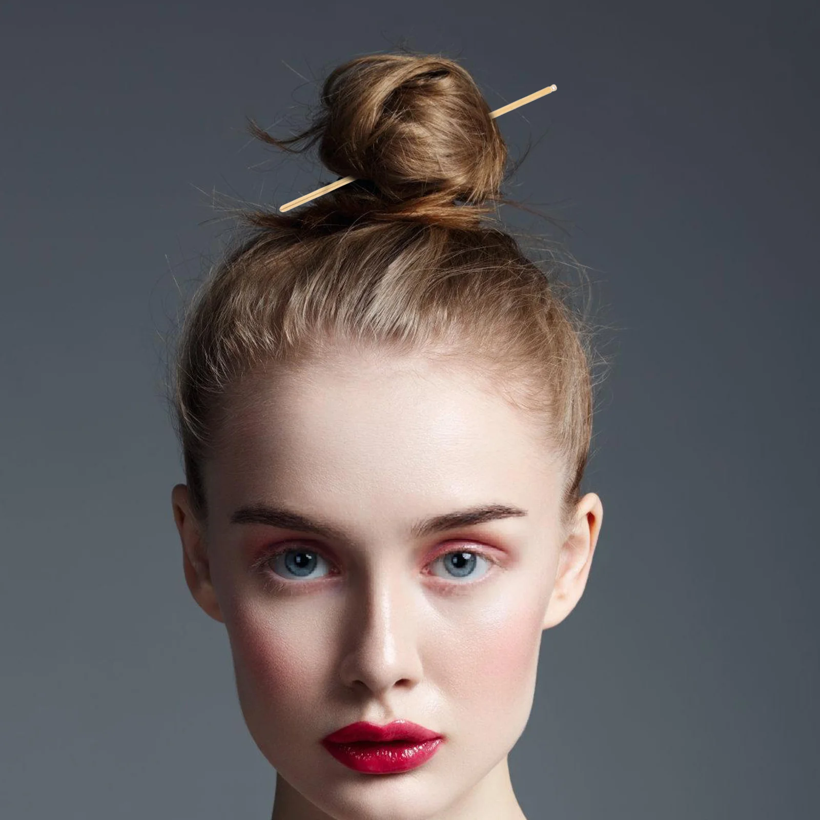 

10Pcs Copper Hair Sticks Hair Fork Hairpin DIY Craft Decoration Accessories for Women Golden Jewelry Gift Hairpin