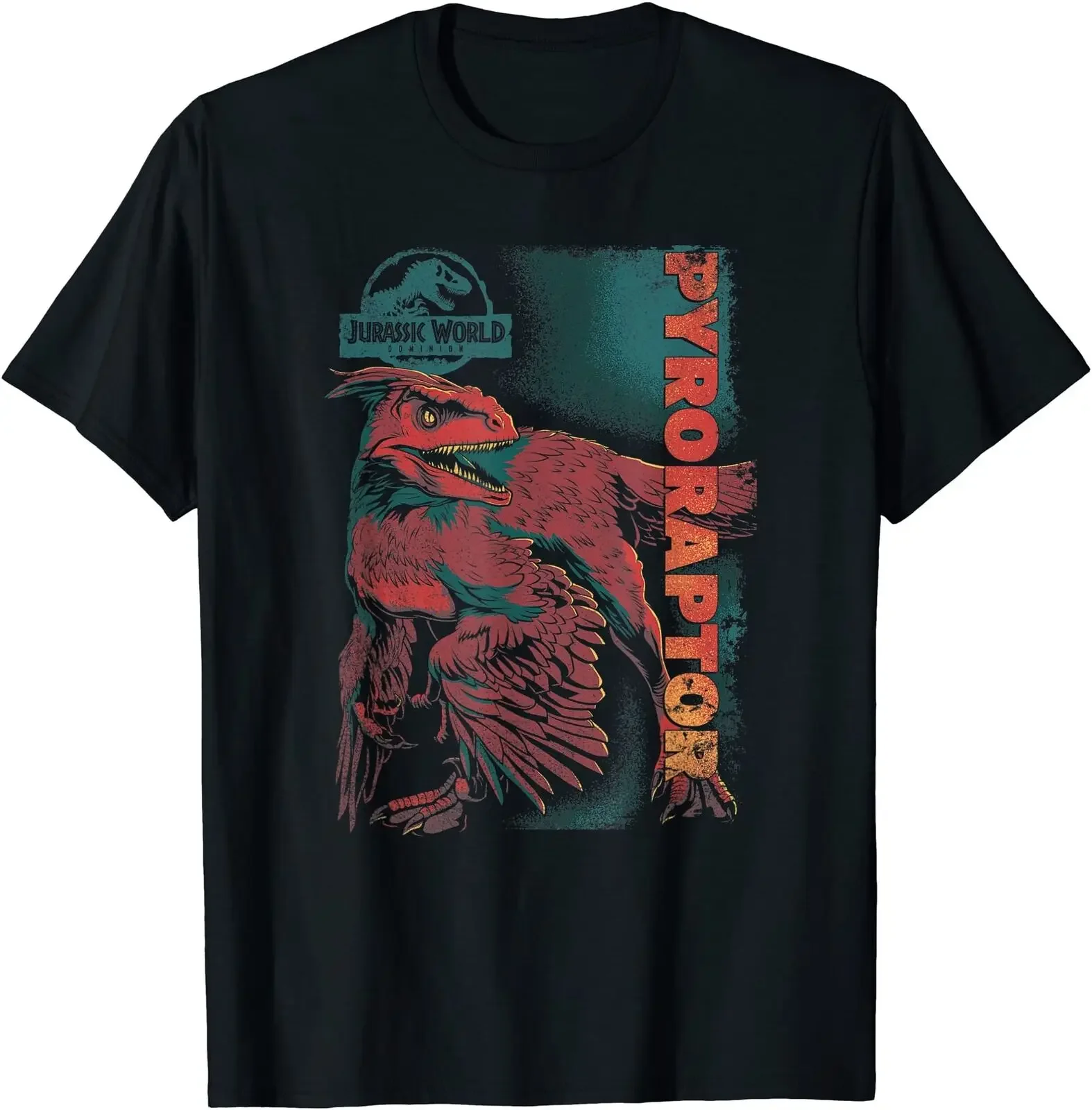 Jurassic World: Dominion Pyroraptor Poster T-Shirt Size S-5XL