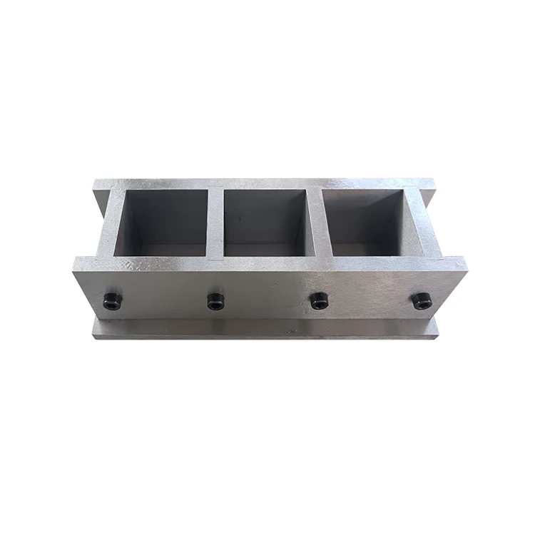 

Polished Cast Iron Concrete/Cement Cube Test Moulds Three Gang Cast Iron Cube Test Mold for Laboratory