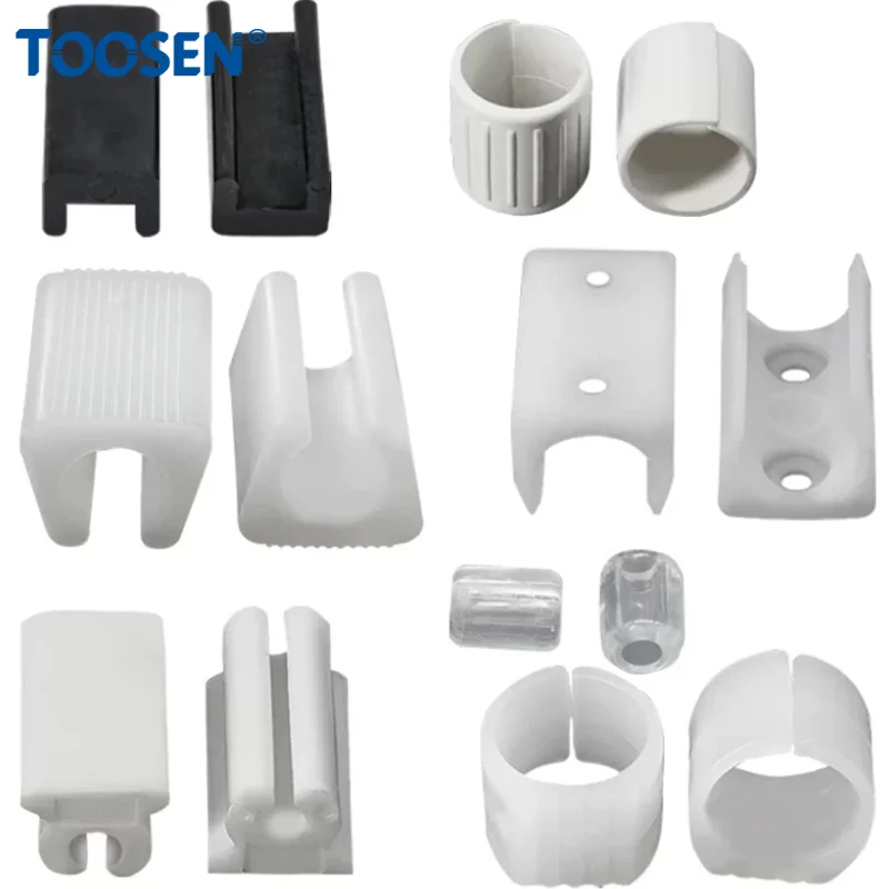 

U Shaped Non-slip Chair Leg Pad Transparent/Black/White Plastic Tube Cover Anti-front Tilt Furniture Feet Floor Protectors
