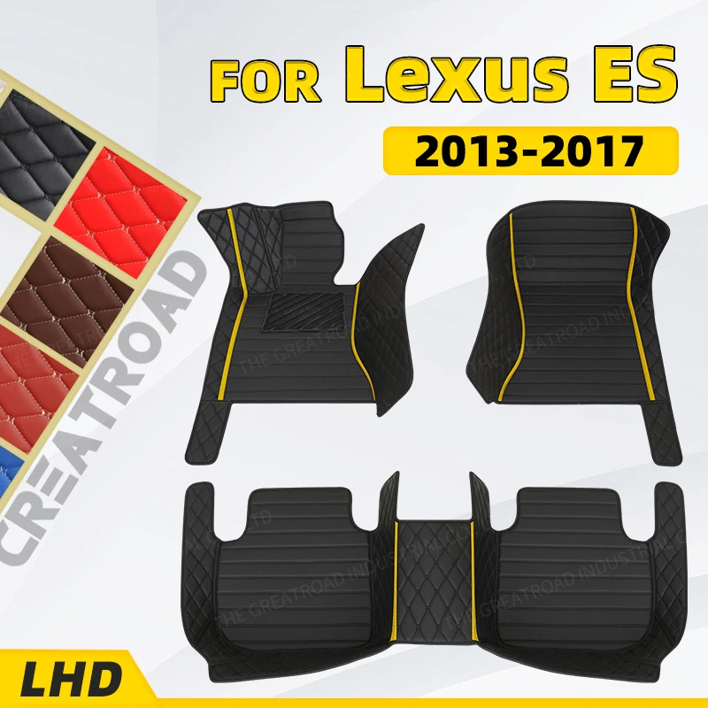 

Автомобильные коврики на заказ для LEXUS ES серии ES200 ES250 ES300h ES350 2013 2014 2015-2017 автомобильные подушечки для ног автомобильный коврик