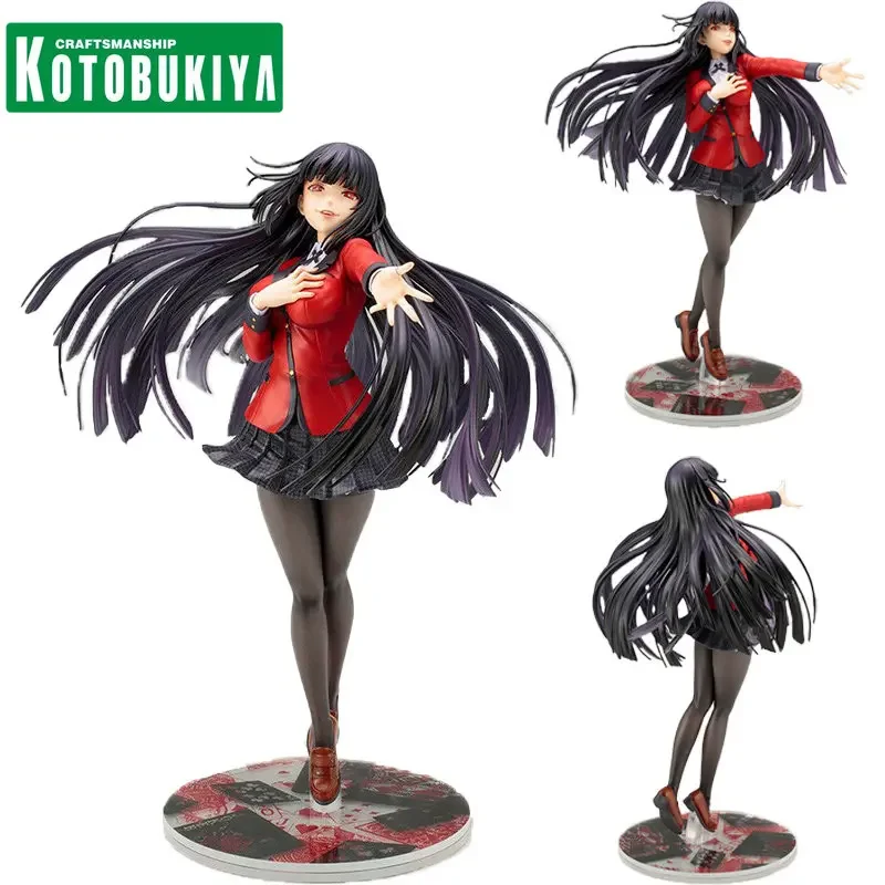 

KOTOBUKIYA Genuine Kakegurui - Compulsive Gambler Anime Figure Jabami Yumeko Action Figure Toys for Kids Gift Collectible Model