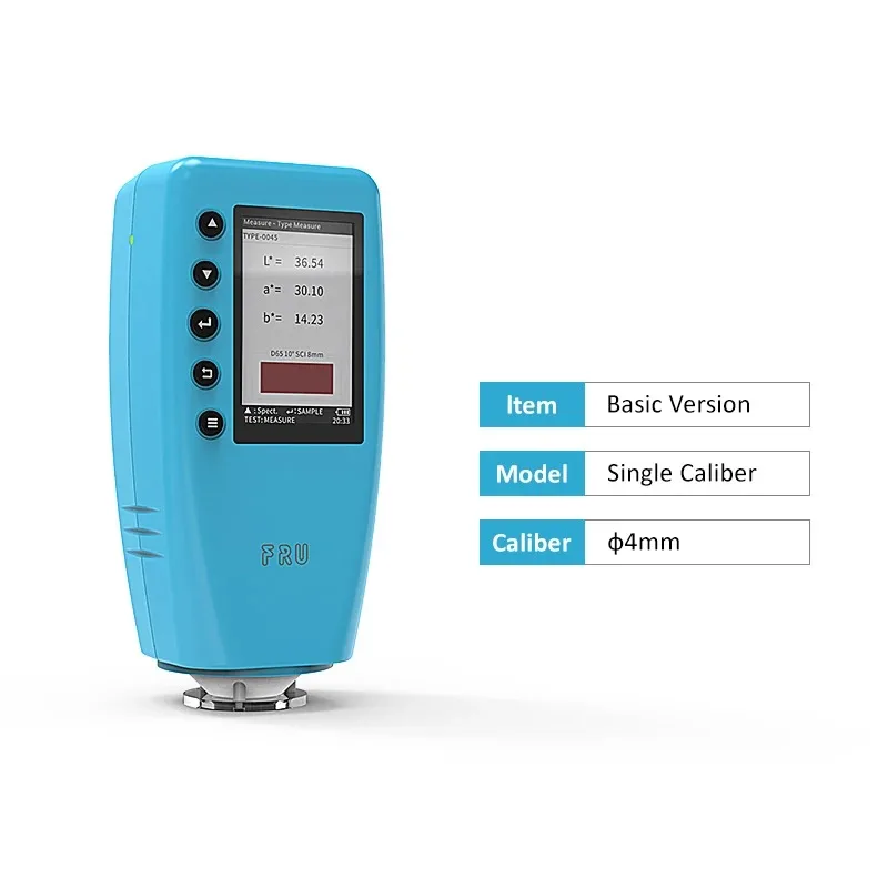 Most Cost-effective Protable Colorimeter WR10QC with 4mm Aperture for Color Quality Analysis Production Line Testing
