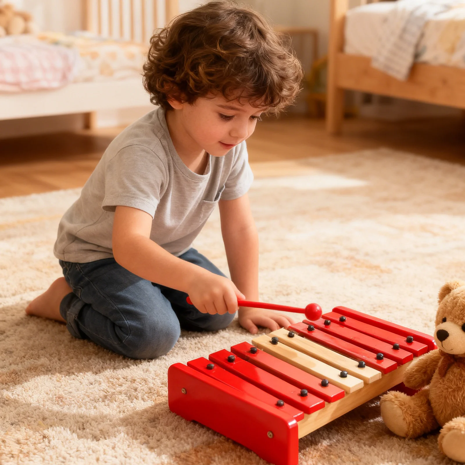 

3Pairs Orff Instruments Plastic Mallets Long Handle for Xylophone Marimba Glockenspiel Percussion Kids Drum Sticks Comfortable