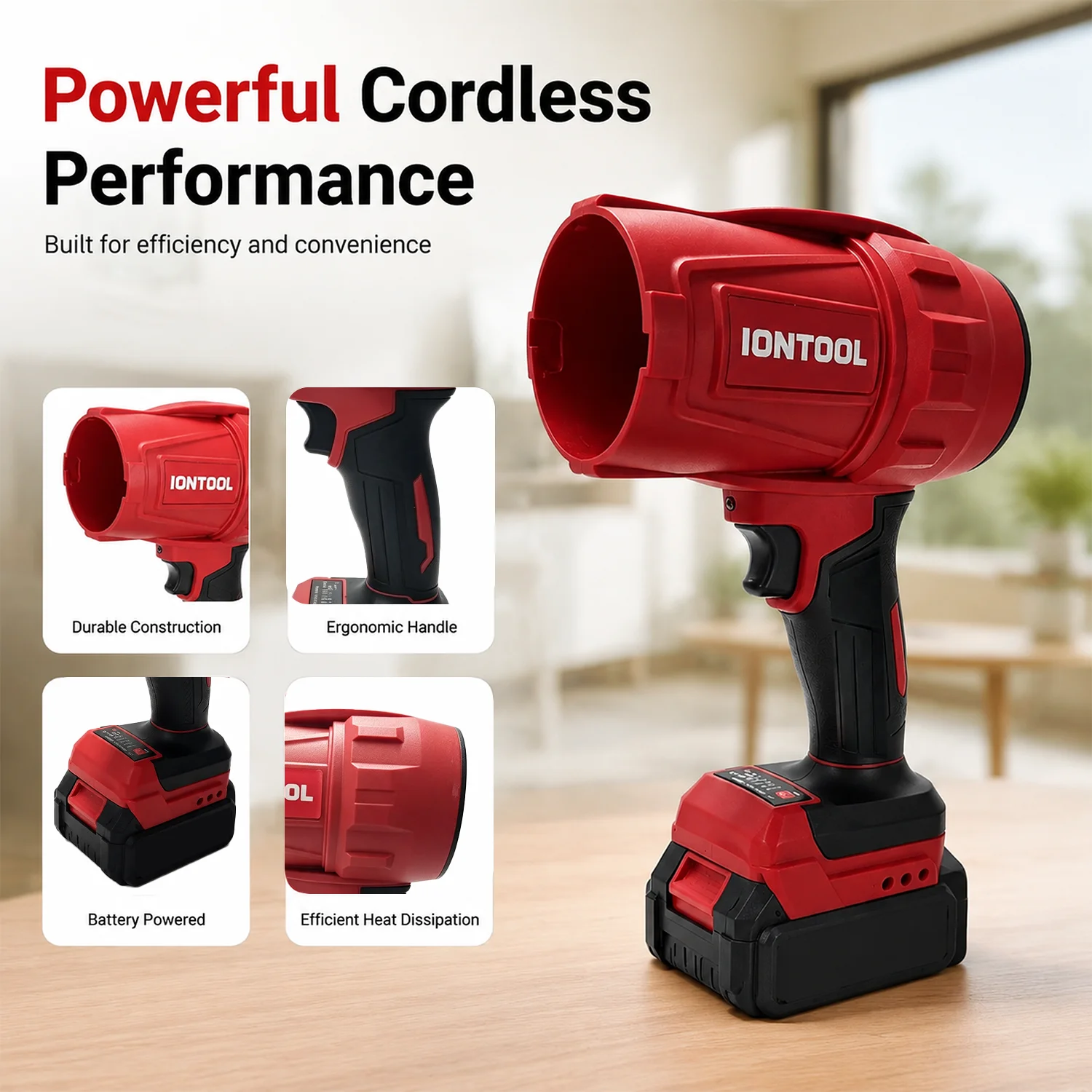 IONTOOL ポータブルコードレスリーフブロワー 700W - Leaf Blower Cordless のレビューと価格
