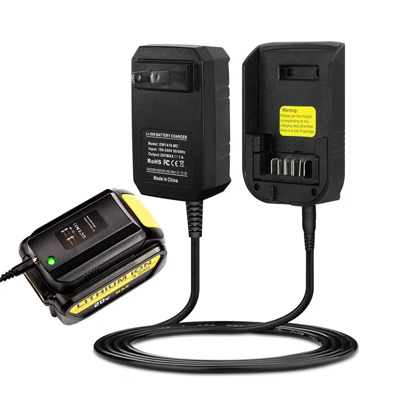 DCB118 14.4-20V 1A Li-Ion Battery Charger Replacement Charging For Dewalt Tools For Model DCB107 DCB115 DCB112 DCB143 DCB206