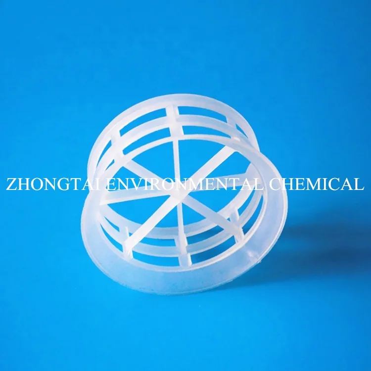 PP PE RPP PVC PTFE CPVC PVDF Plastic Random Packing Ladder Cascade Mini Ring
