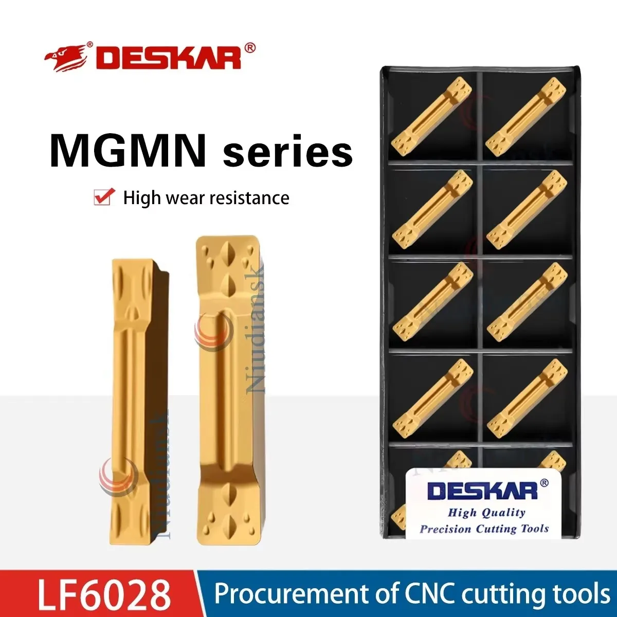MGMN Series Slotting Tool MGMN200/250/300/400/500-G/M LF9018 DESKAR Numerical Control Lathe Grooving Insert For Steel Processing