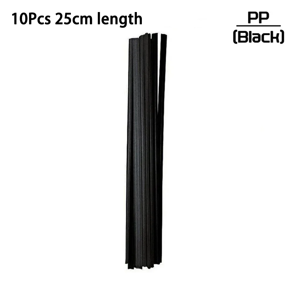 10Pcs Plastic Welding Rods 9.84 Inch For Plastic Welder ABS/PP/PVC/PE Welding Sticks Bumper Repair Power Soldering Tools