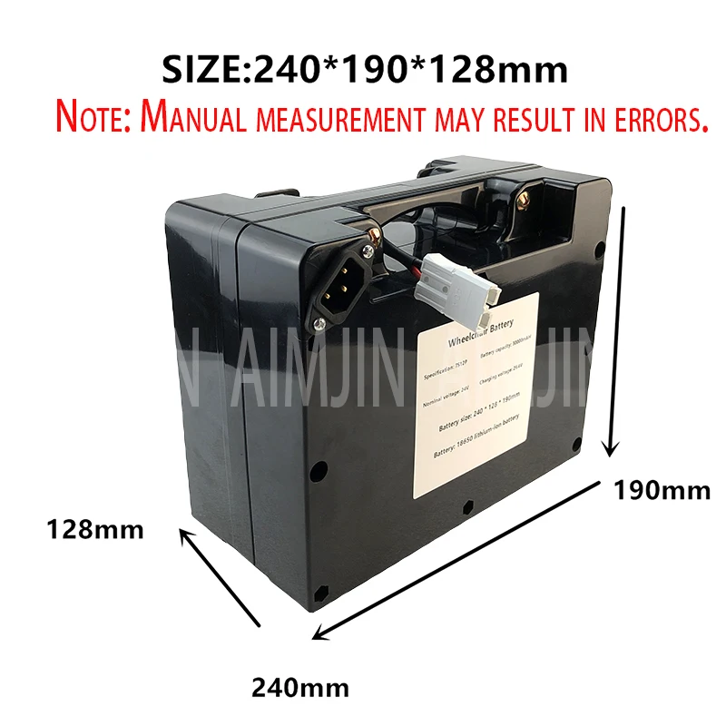 24V 30Ah per sedia a rotelle elettrica la batteria al litio della bicicletta elettrica può sostituire la batteria al piombo per supportare il motore da 1000W