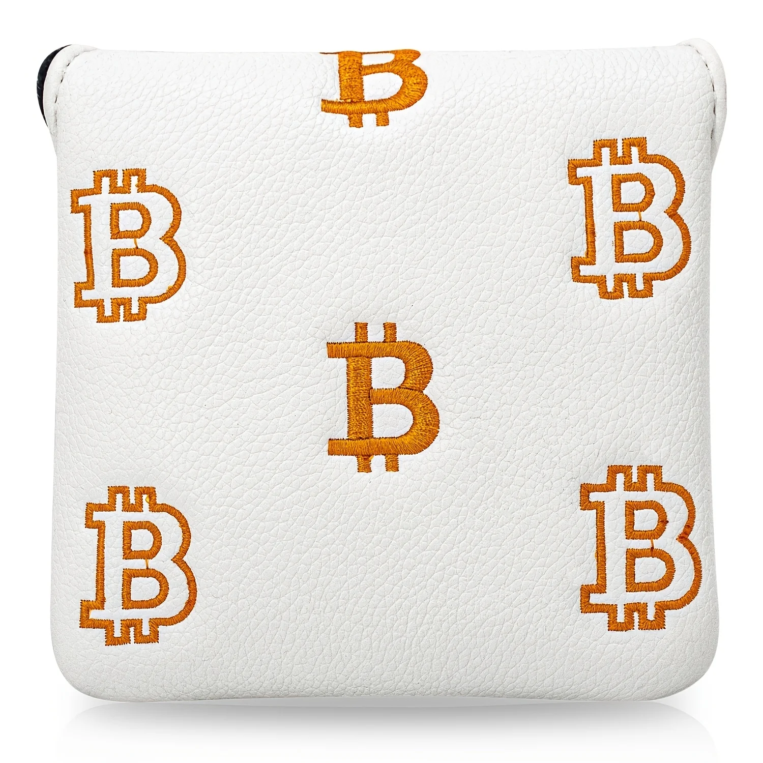 1pc Letter B Style Design Style Club Head Cover, Golf Putter Club Cover, Golf Mallet Putter Cover - PU with Advanced Embroidery image 3