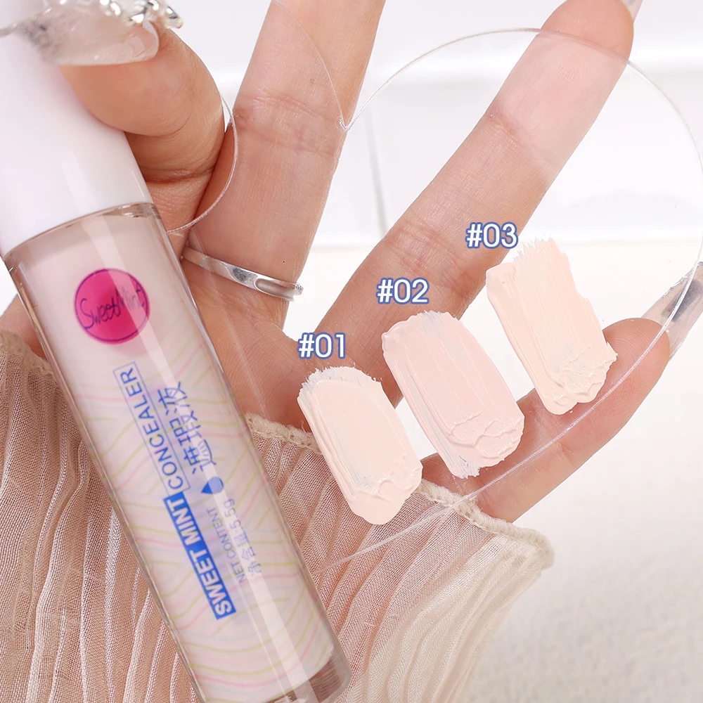 Lasting Moisturizing Liquid Concealer Foundation Cream Makeup Full Cover Eyes Dark Circles Scars Acne Cover Cream Base Cosmetics