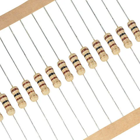 50pcs/Lot 1/2w carbon film resistor 5% 0.5w 100R 100ohm Special Offer