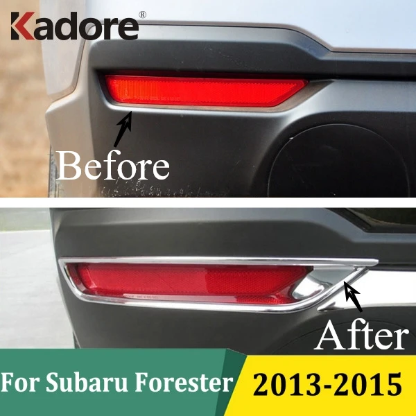 

Для Subaru Forester 2013 2014 2015, хромированная задняя противотуманная фара, накладка, задние противотуманные фары, лампа, гарнир, рамка, автомобильные аксессуары