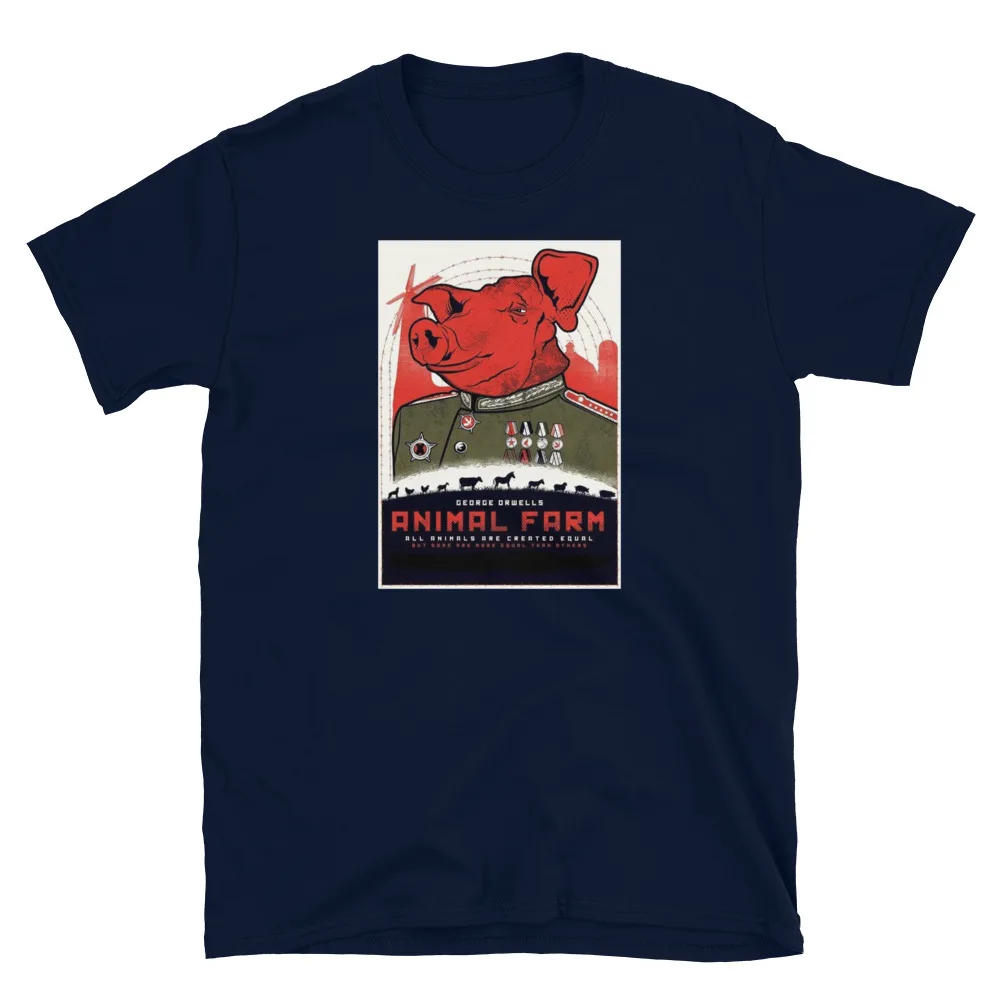 Animal Farm George Orwell 1984 Some Are More Equal T-Shirt