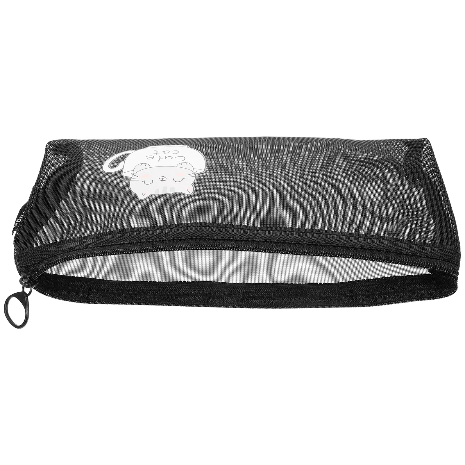 

Nylon Pen Bag School Stationery Pouch Mesh Pencil Organizer Portable Student Supply Waterproof Case For Kids Stationery Storage