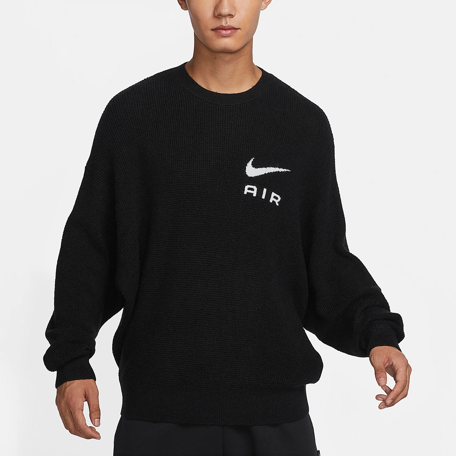 

Nike genuine Autumn New Men's Casual Knit Round Neck Long Sleeve Sweater FB7726