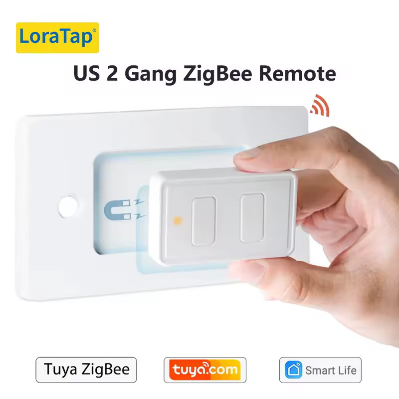 LoraTap ZigBee 3.0 Wireless 14 EU US Push Button Remote Tuya Scene Automation Control Switch Smart Life App Hub Need - Image 13