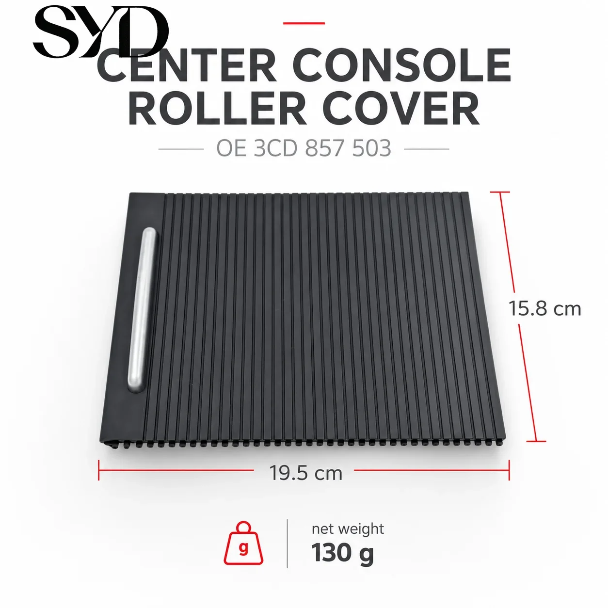 Auto Armrest Storage Shutter Center Console Cup Holder Roller Blind Sliding Cover OE 3CD857503 Fit For VW Magotan Passat CC
