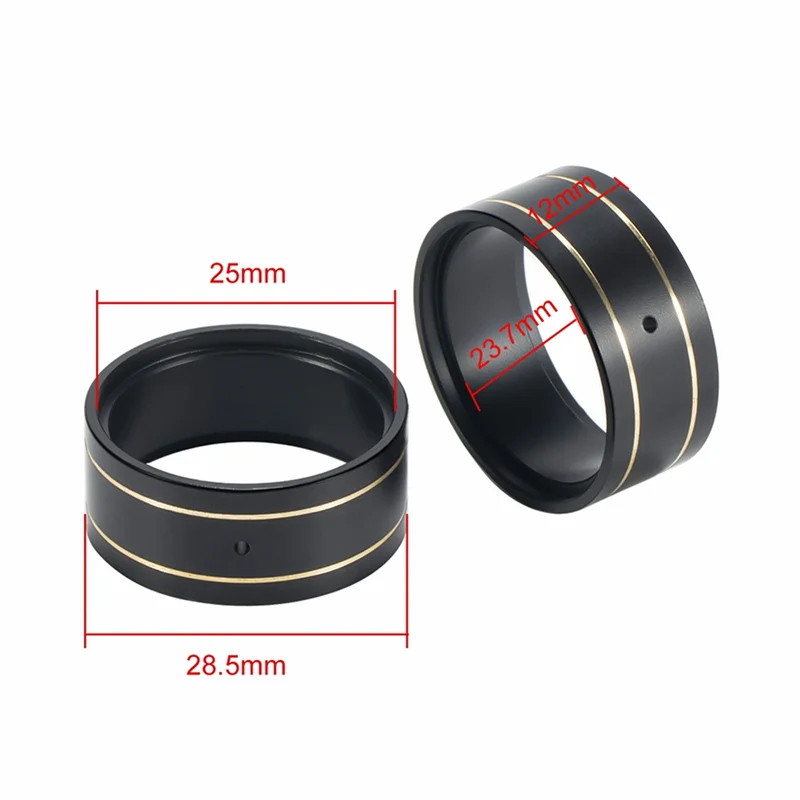 4 шт., 16 г, латунь, 1,0-дюймовый обод колеса с бусинами, внутреннее зажимное кольцо для осевого SCX24 AX24 1/24, замена обновления гусеничного радиоуправляемого автомобиля