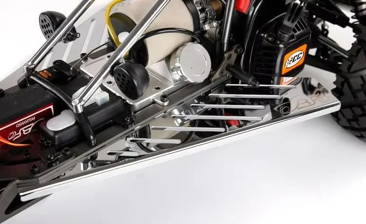 CNC-verwerkte zijpaneelkit van aluminiumlegering voor 1/5 ROFUN HPI BAJA 5B