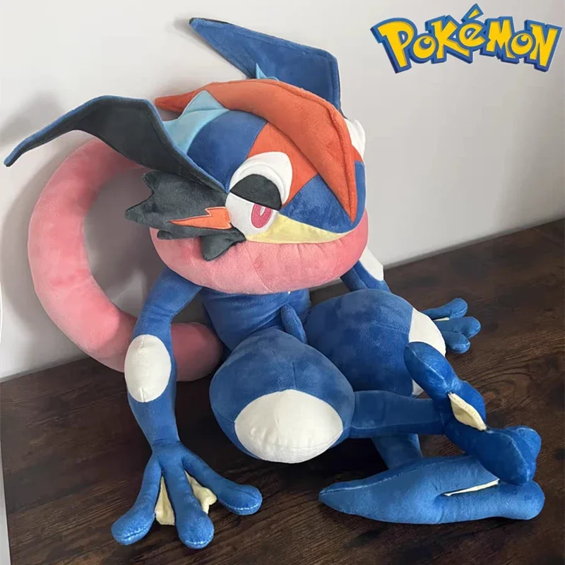 Pokemon Kawayi Animals Hot 70cm Greninja Plush Toys Soft Stuffed Doll Cute Throw Pillow Room Decoration Children's Birthday Gift