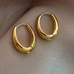 2026 Hot Sale Fashion Metal Drop Earrings for Woman Vintage Hoop Earring Trend Classic Party Wedding Pendant Jewelry Gift