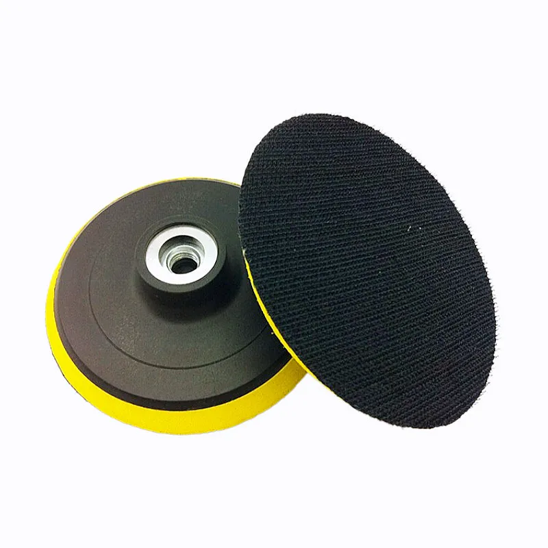 Car Backing Plate Pad Hook Loop Polishing Buffing Disc Sandpaper Self-adhesive Abrasive Tools Electric Grinder 8MM Shank Sander