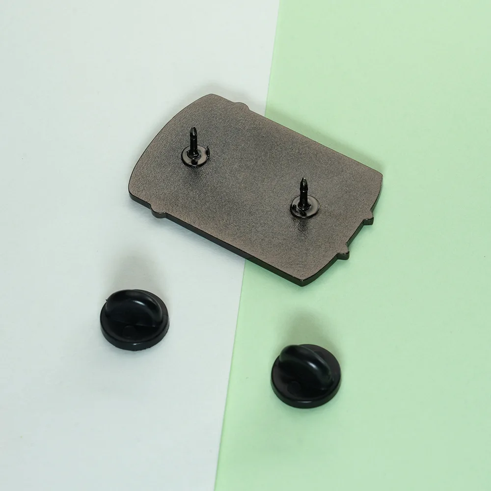 Humorous Animated Cartoon Brooch Metallic Texture Craftsmanship Exquisite Enamel Pin Applied To Clothing Backpack Decorate Badge