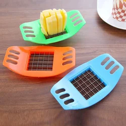 Stainless Steel Vegetable Potato Slicer Cutter Chopper Chips Making Potato Cutting Fries Tool Kitchen Accessories