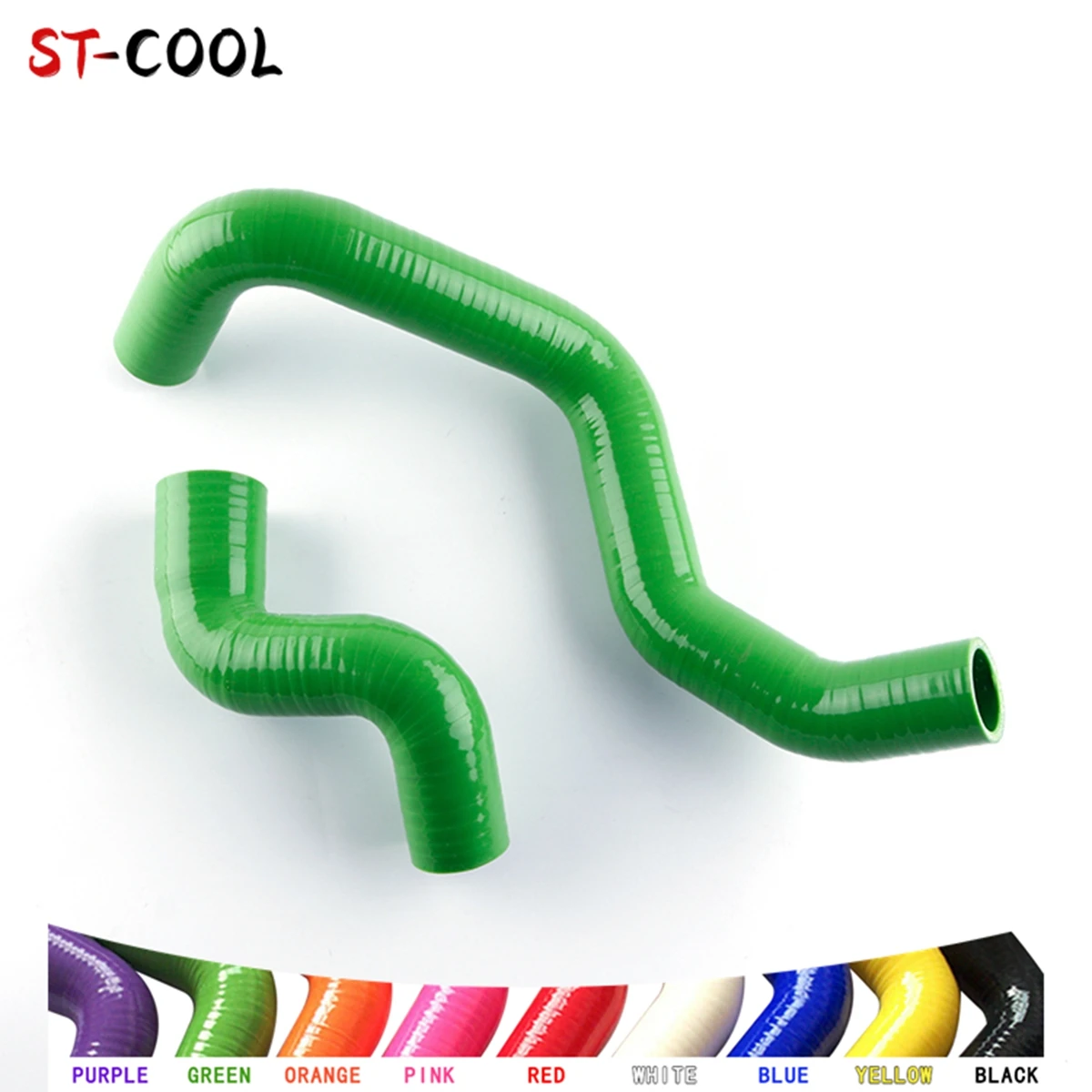 FOR 1990-1994 NISSAN SUNNY PULSAR GTIR GTI-R RNN14 1991 1992 1993 Radiator Hoses Kit Silicone Tubes Pipes 2Pcs 10 Colors