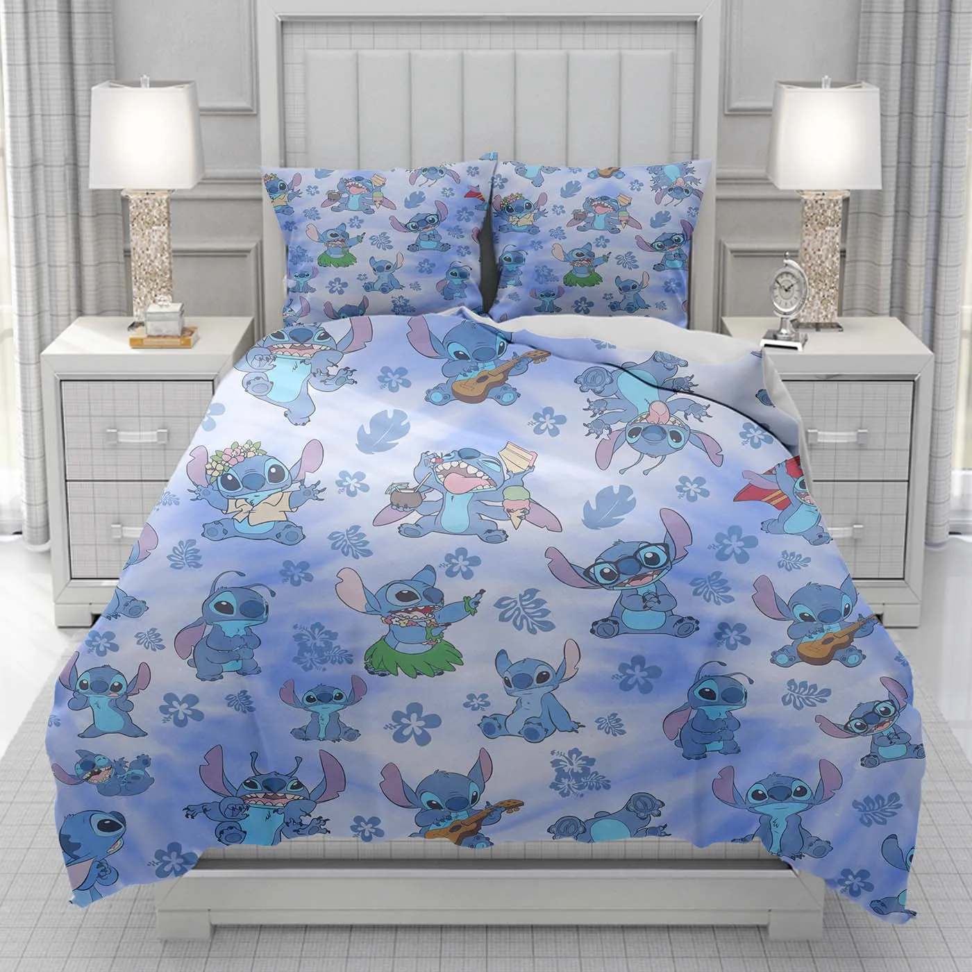 Stitch Lilo & Stitch Duvet Cover men women/Children Printing Disney cartoon Bedding Set Comforter Bed Soft Comfortable