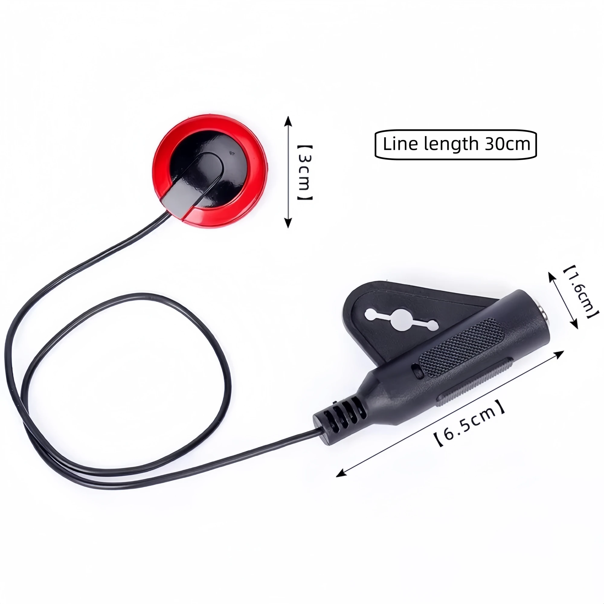Miwayer Piezo Contact Pickup Mic Durable Clip-On for Acoustic Guitar/Ukulele/Mandolin/Violin/Banjo/Kalimba/Thumb Piano