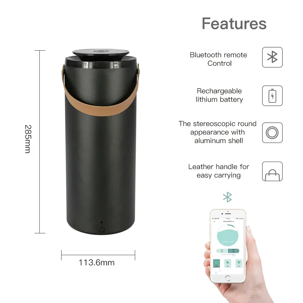 Ouwave อุปกรณ์ในบ้าน เครื่องกระจายกลิ่นหอม แบตเตอรี่ เครื่องกระจายกลิ่นหอม เครื่องกระจายอากาศขนาด 500 มล