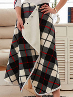 5V Wearable Heating Electric Blanket Shawl 3 Heated Level Throw Blanket USB Charging Coral Velvet 8 Heated Areas Fast Heating