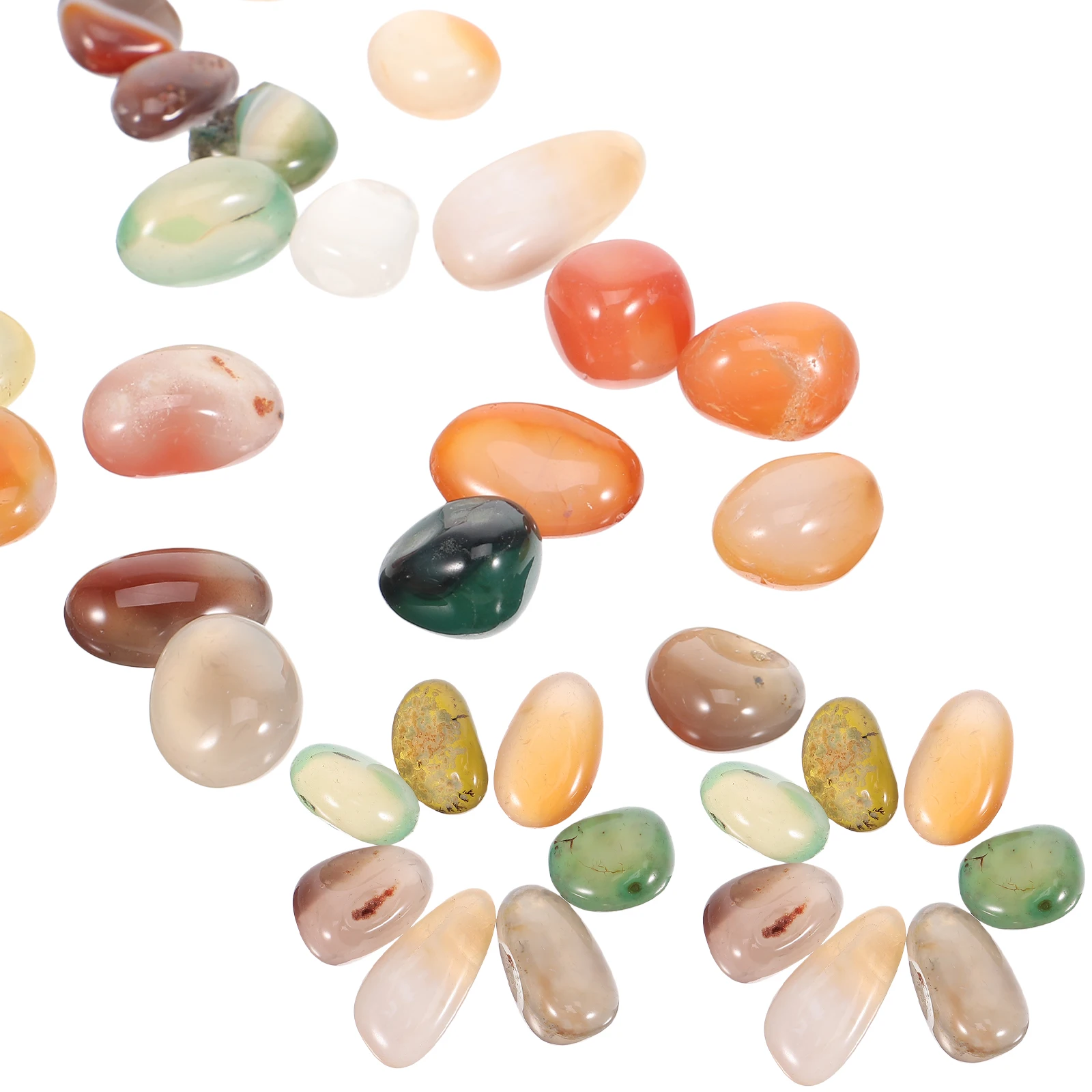 

Smooth Edged Pebbles for L scaping Aquarium Decorative Stones Plant Pot Fillers Vase Gravel Garden Decor Rain