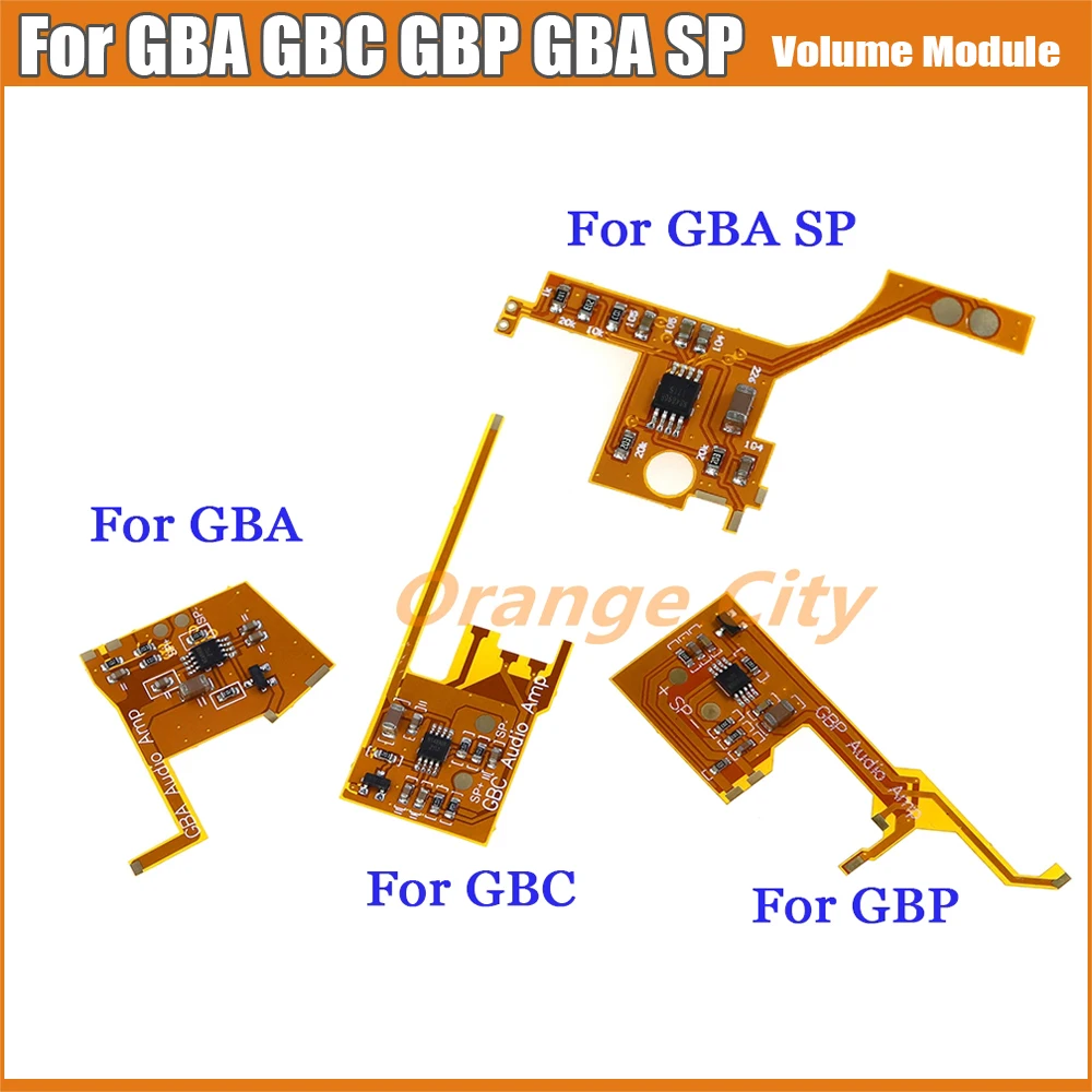 50pcs Replacement Low Power Digital Volume Module For Gameboy Advance Color Pocket GBA GBC GBP GBA SP Sound Amp