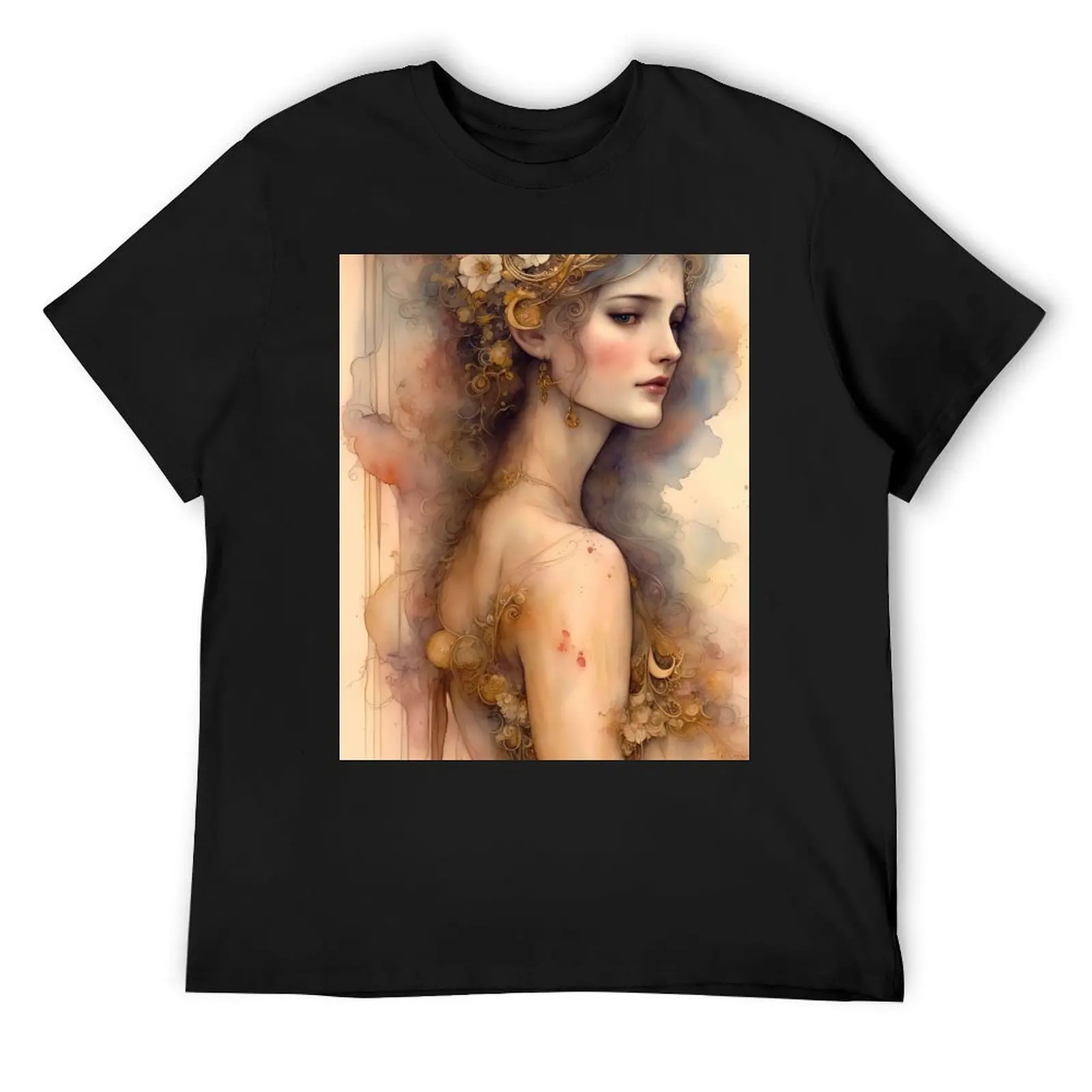 Gustav klimt Art & printing T-Shirt shirts graphic plus sizes plain cotton graphic tees t shirt for men