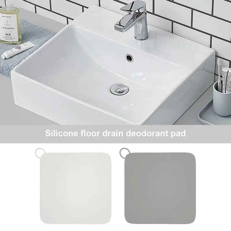 Shower Drain Cover Soft Rubber Drain Hair Catcher With Suction Cup Protector Hair Trap Sink Strainer For Kitchen Bathroom