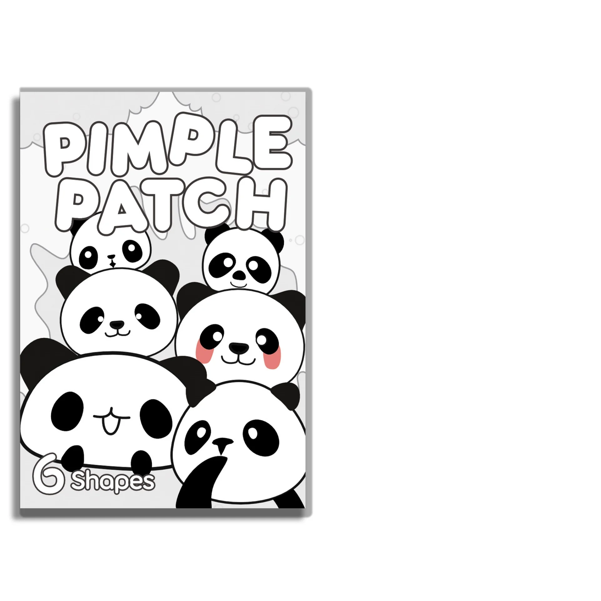 120 قطعة من ملصق حب الشباب الغرواني المائي الباندا خفيف وغير مزعج. أساسيات العناية ببشرة الوجه والعناية الشخصية