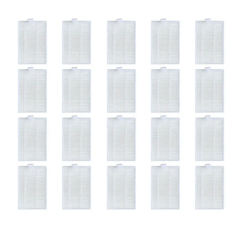 20PCS For Viomi V5 / V5 Pro Robot Vacuum Cleaner Hepa Filter Replacement Spare Parts Accessories