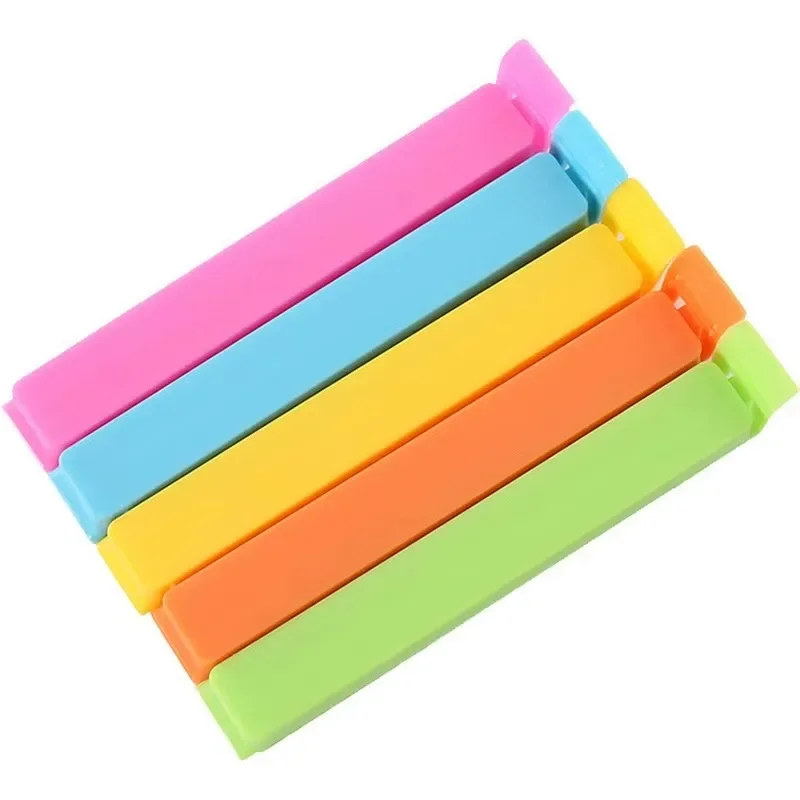 10/20Pcs Portable New Kitchen Storage Food Snack Seal Sealing Bag Clips Sealer Clamp Plastic Tool Kitchen Accessories Wholesale image 5