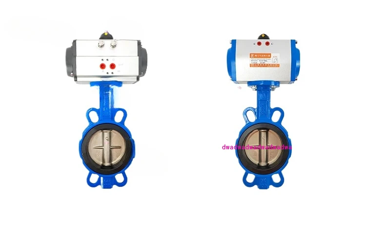 D671X-16 Wafer Pneumatic Butterfly Valve Soft Seal Disc Additive Water Butterfly Pneumatic Control