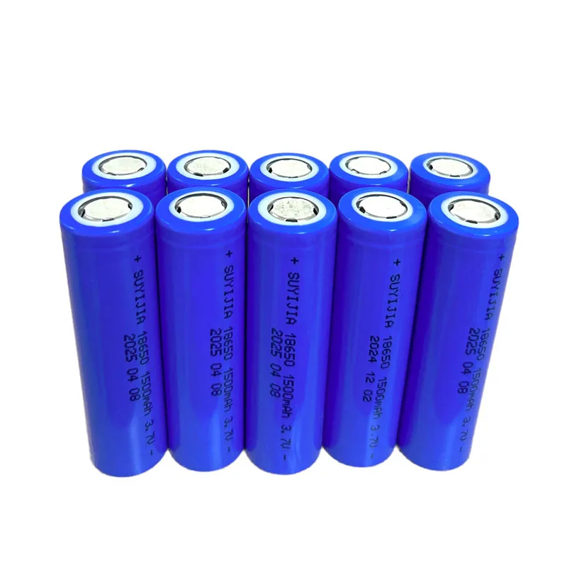 18650 1500 مللي أمبير بطارية قابلة للشحن 3.7 فولت بطارية ليثيوم أيون لمؤشر الجرس مصباح يدوي مع شاحن #6